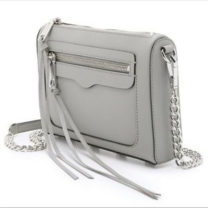 Rebecca Minkoff Avery Crossbody Bag (silver)
